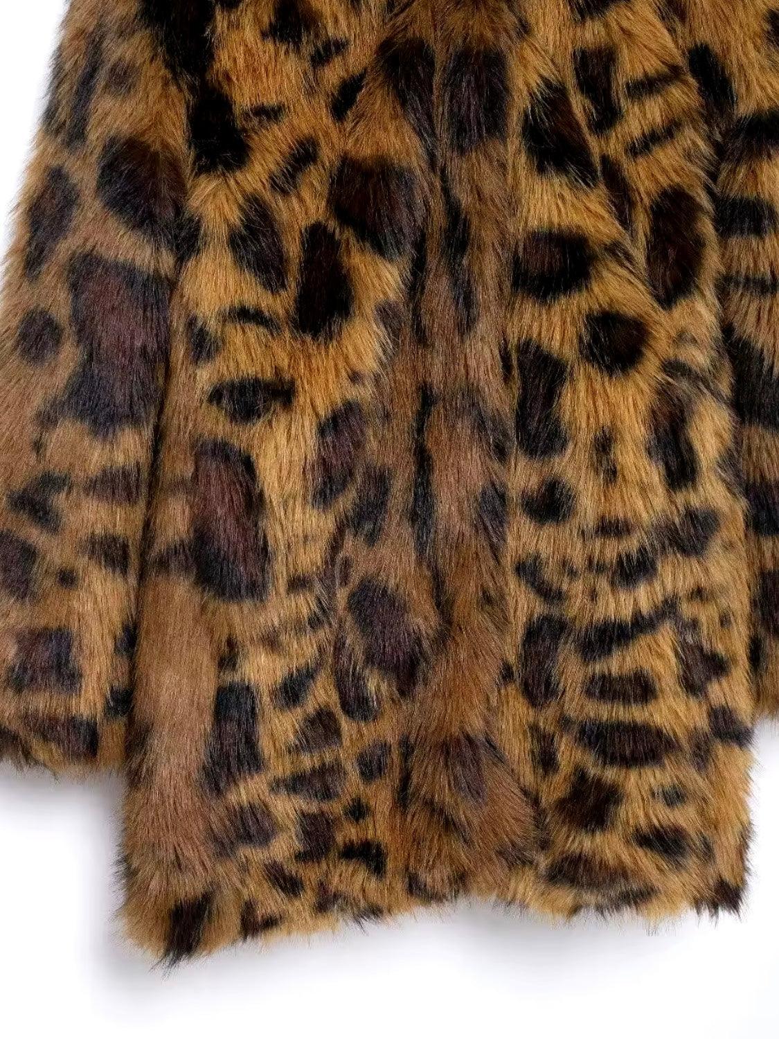 Langmantel mit Leopardenmuster - Sorentis