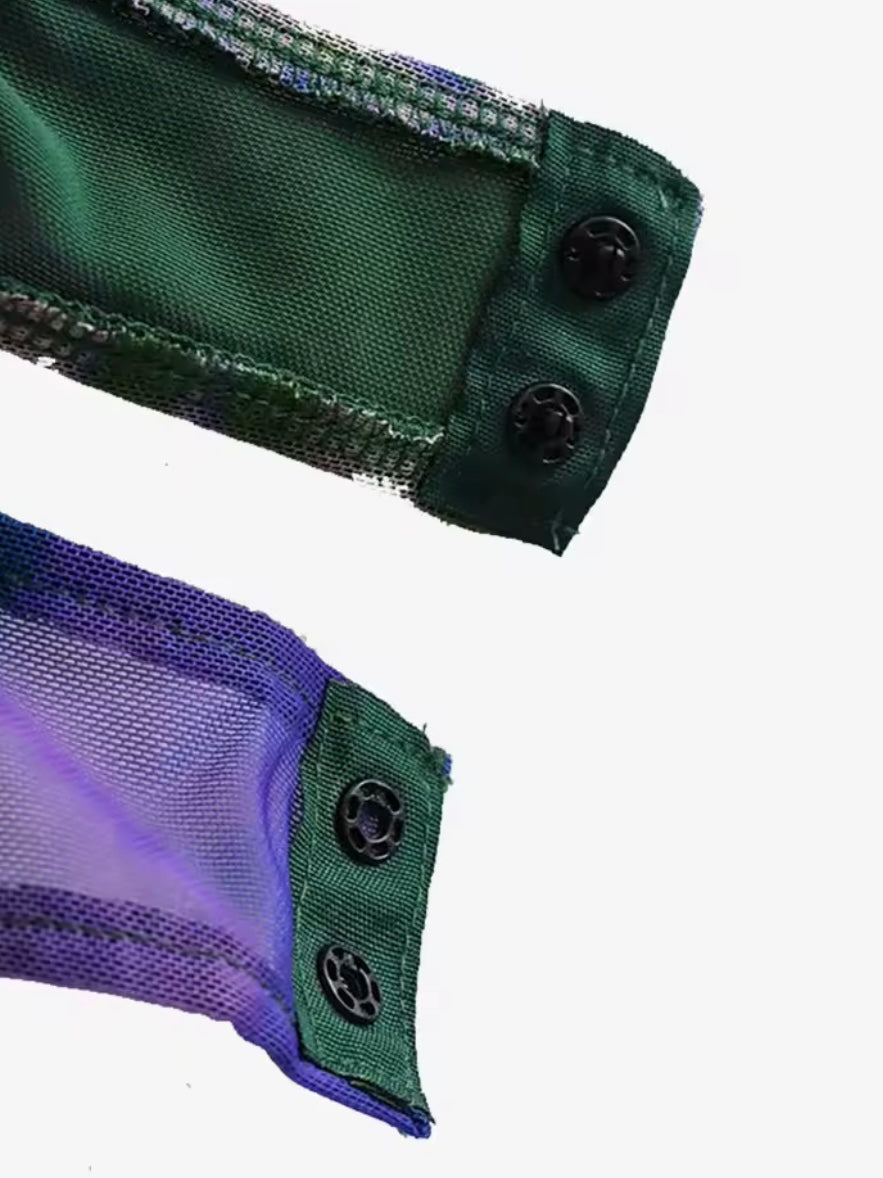 Mesh Body mit asymmetrischen Raffungen