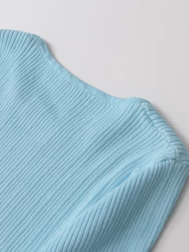 Maxi-Strickkleid mit Farbverlauf