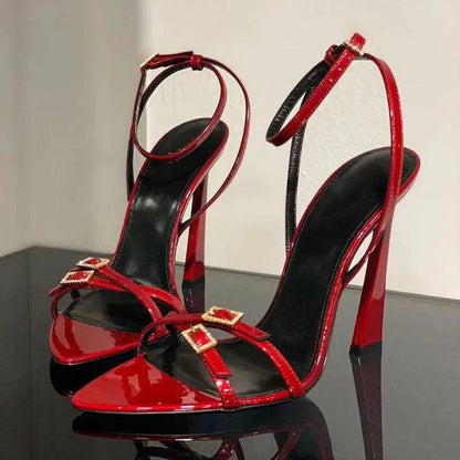 Strassverzierte Schicke High Heels mit Riemen - Sorentis
