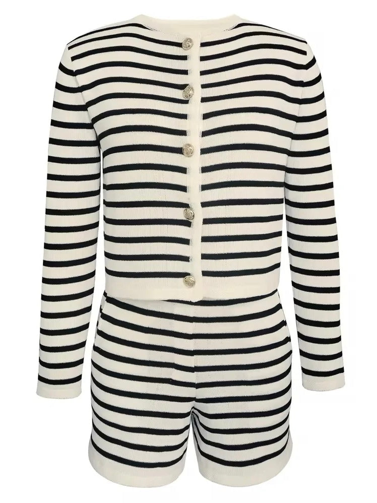 Marina Strickset gestreift