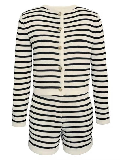 Marina Strickset gestreift