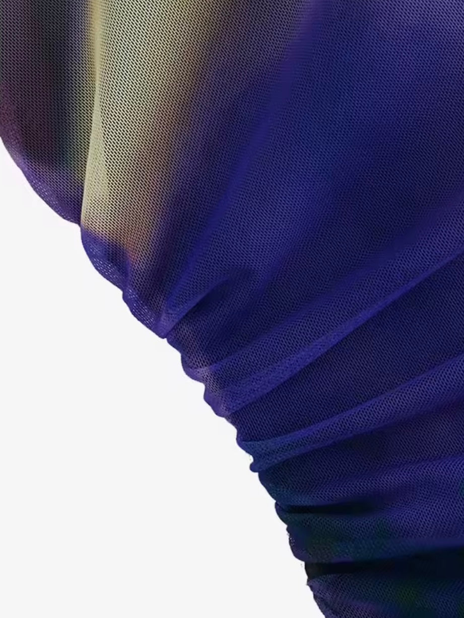 Mesh Body mit asymmetrischen Raffungen
