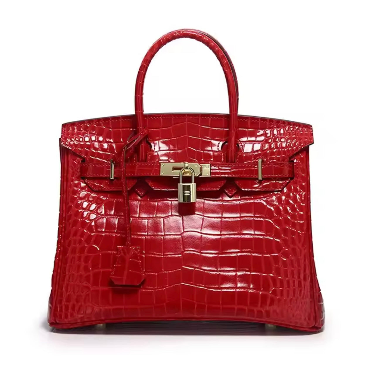 Echtleder Crocodile Handtasche