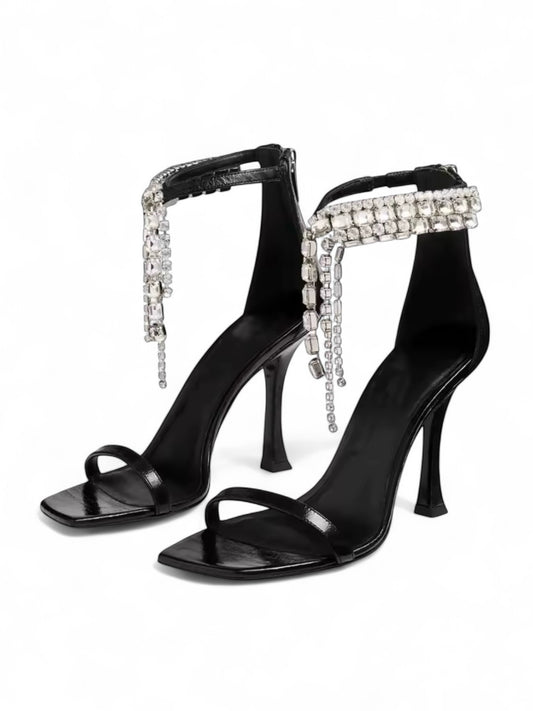 Highheels mit Strass Details