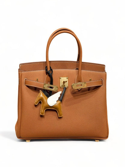 Echtleder Noble Handtasche Klassiker 30cm