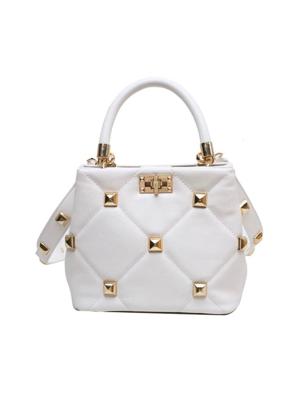 Handtasche mit goldenen Nieten - Sorentis