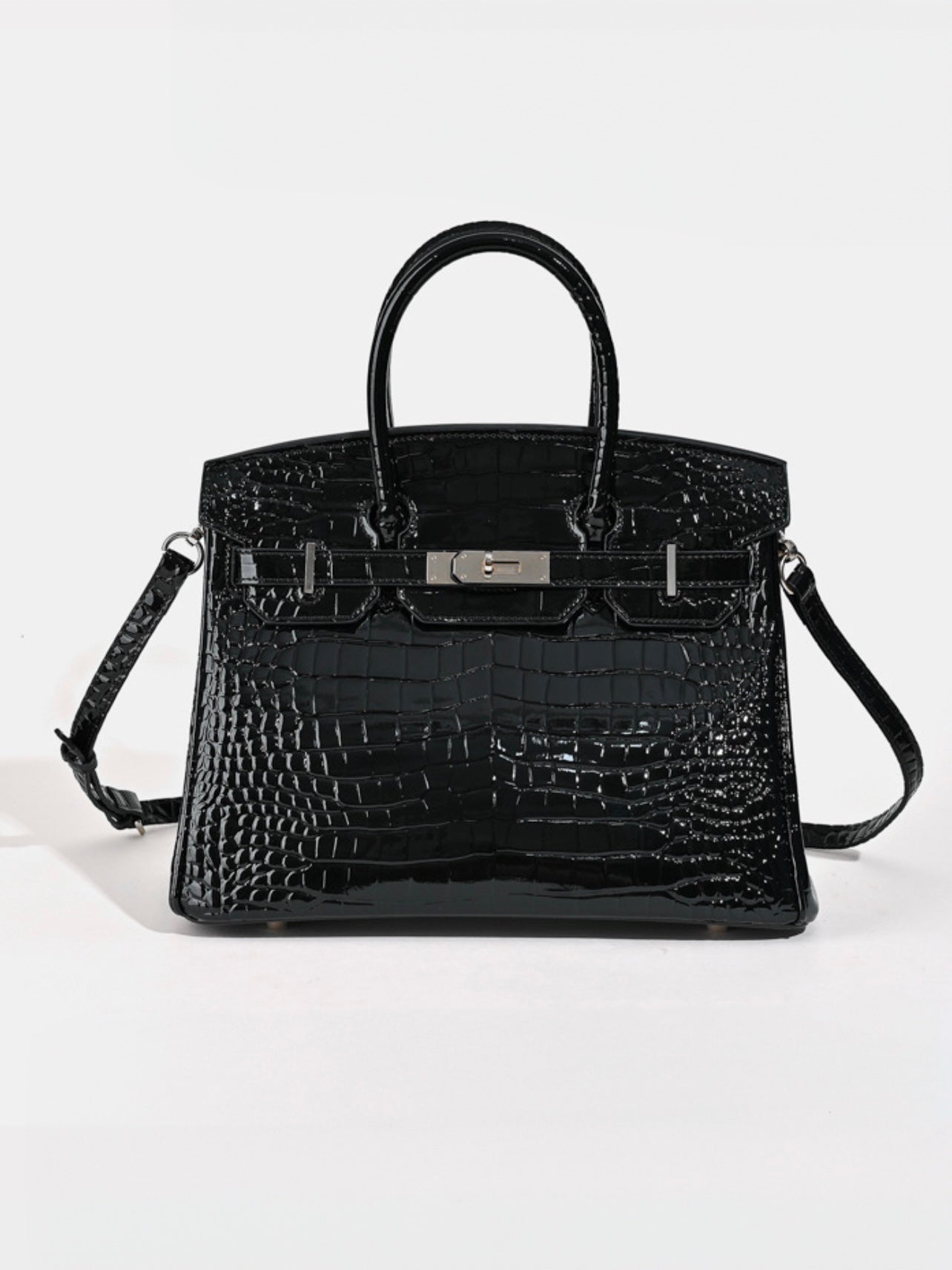 Echtleder Crocodile Handtasche