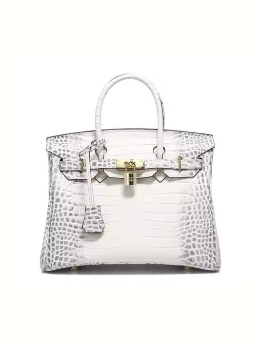 Echtleder Crocodile Handtasche