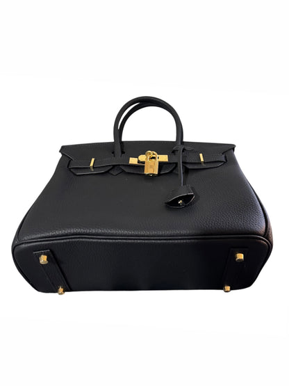 Echtleder Noble Handtasche Klassiker 30cm