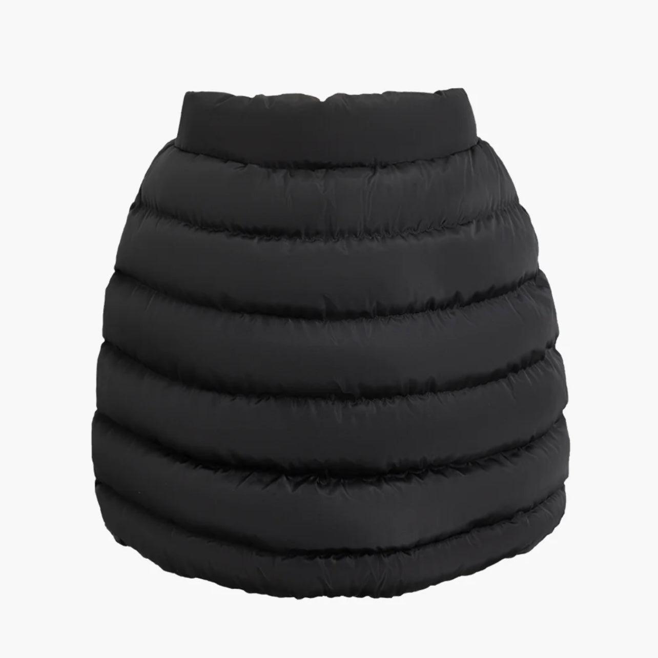 Gesteppter Minirock mit Knopfleiste - Sorentis