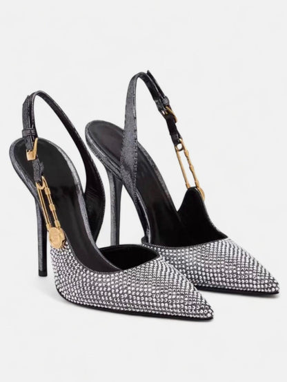 Strass Slingback-Pumps - Sorentis