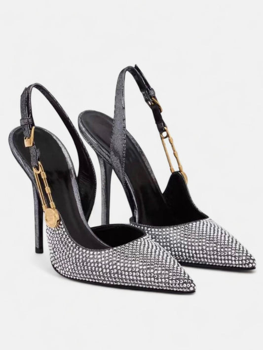 Strass Slingback-Pumps - Sorentis