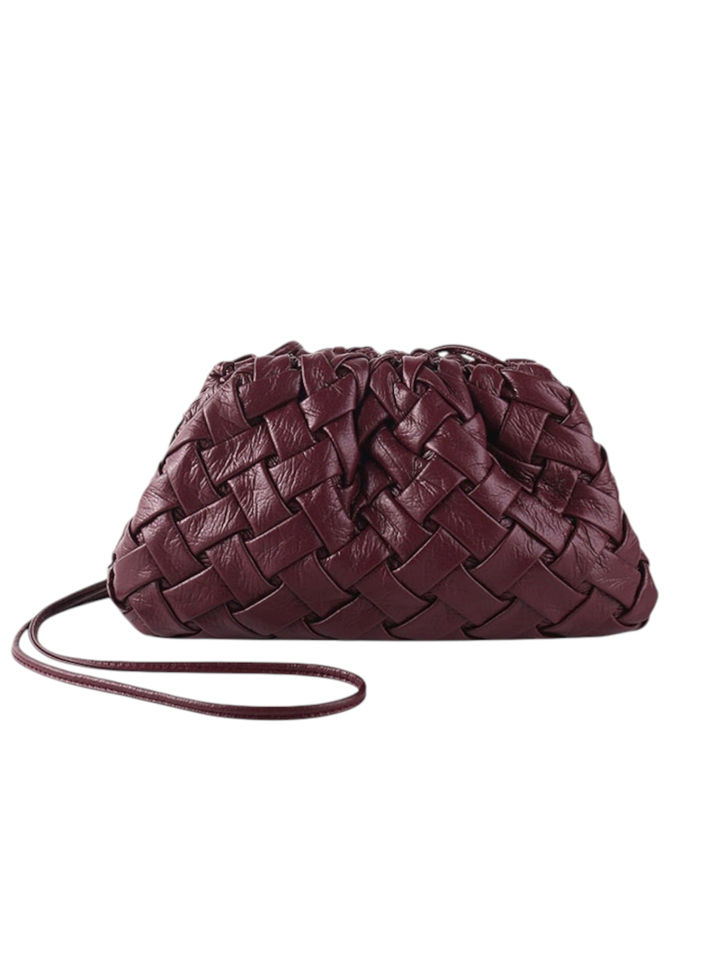 Geflochtene Wolkenförmige Umhängetasche