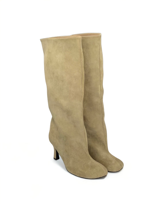 ECO Suede Stiefel mit breitem Schaft