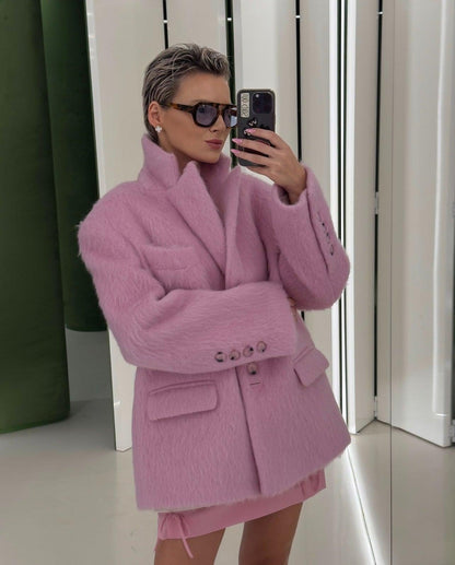 Bouclé-Blazer in Pastellfarben - Sorentis