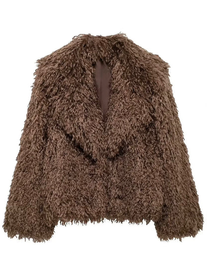 Jacke aus mongolischem Kunstpelz - Sorentis