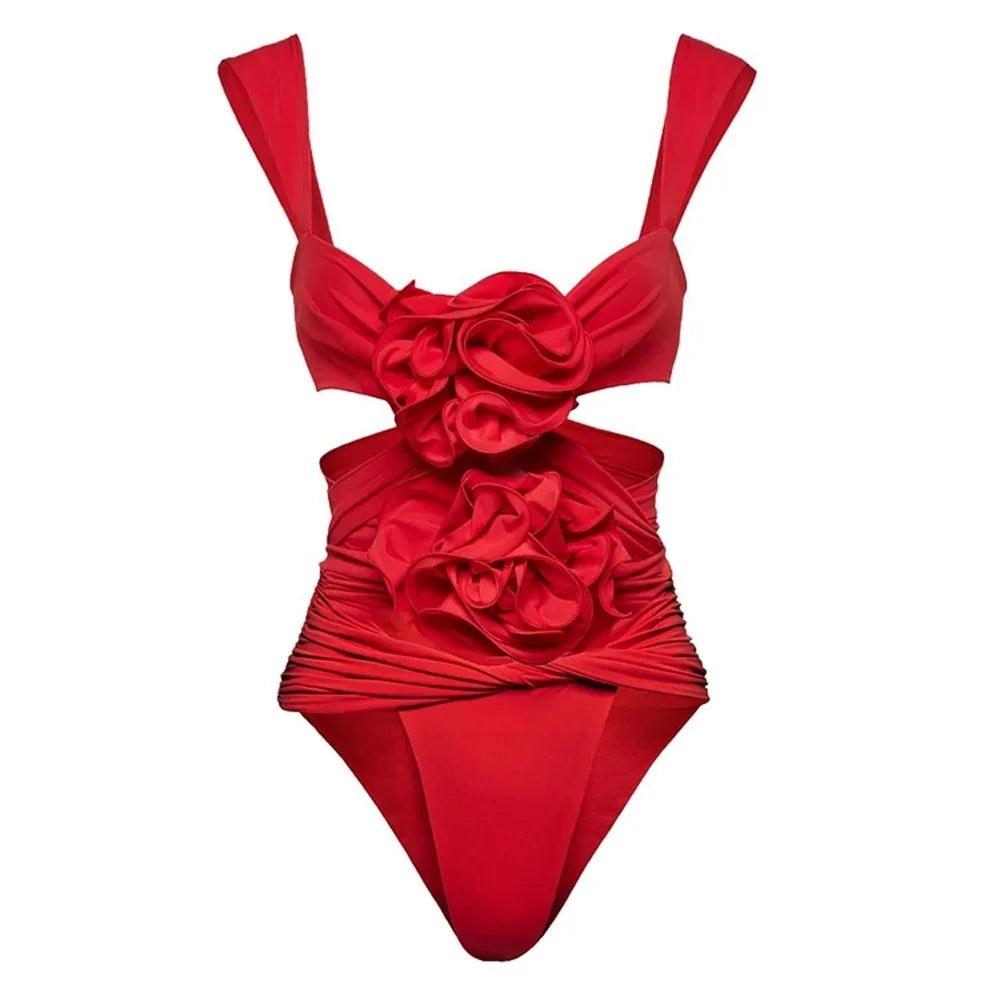 Sommerliches Strandset in Rot mit Rock - Sorentis