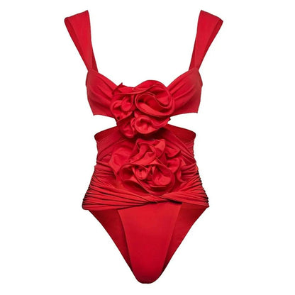 Sommerliches Strandset in Rot mit Rock - Sorentis