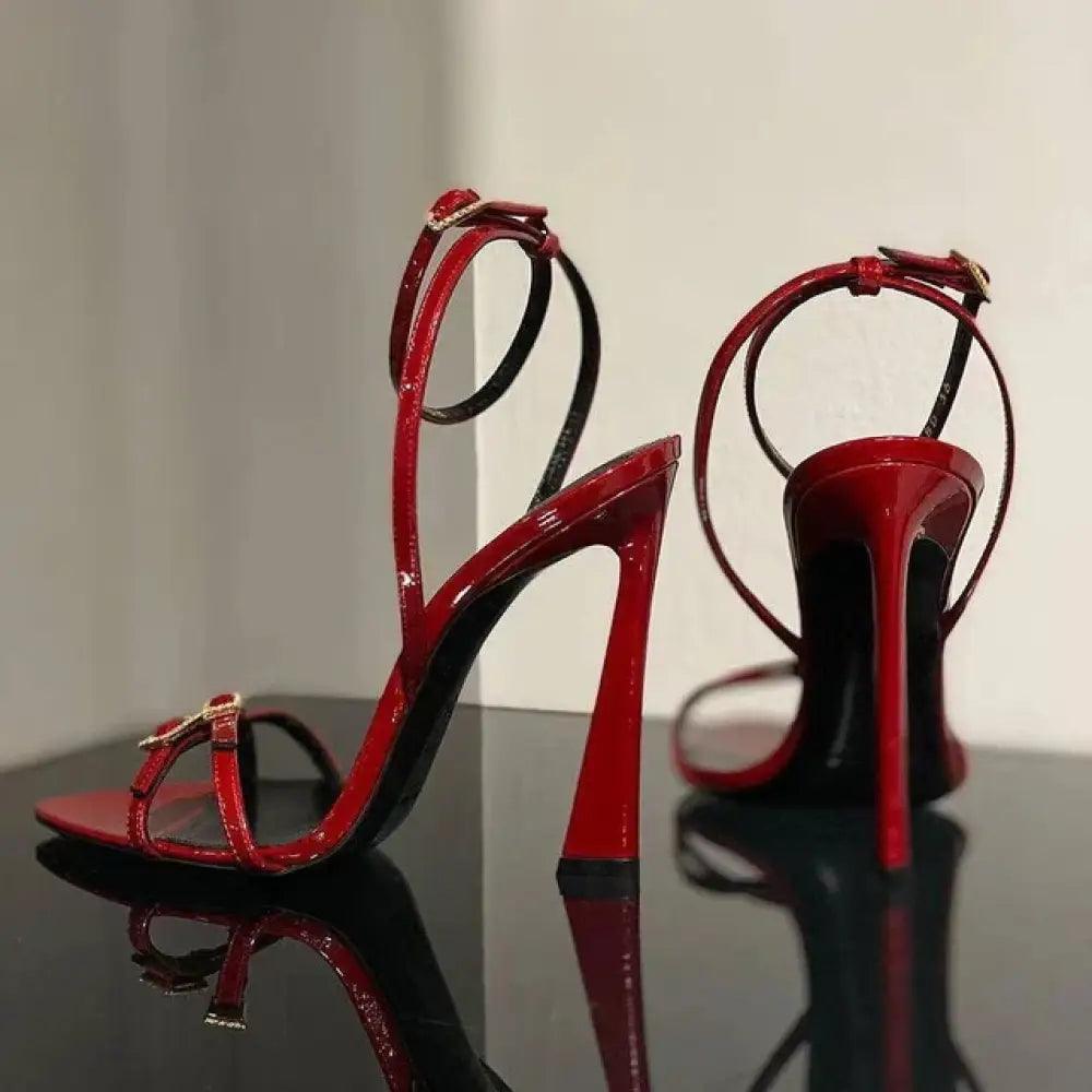 Strassverzierte Schicke High Heels mit Riemen - Sorentis